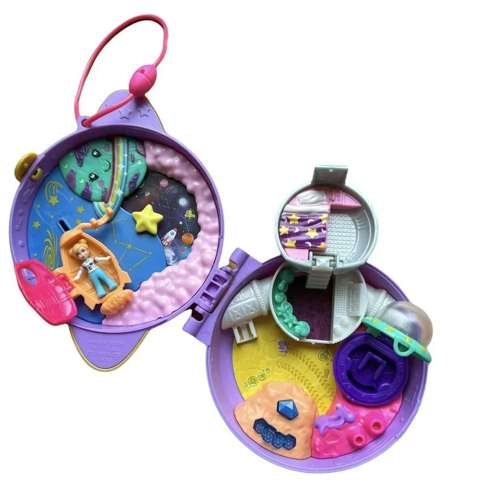 Mattel Polly Pocket‎ Compact Saturn Saturn Space Explorer 2019 Incomplete